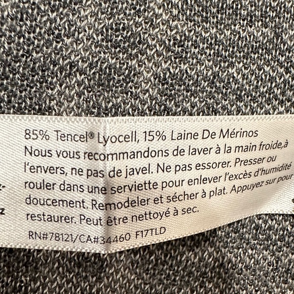 Eileen Fisher Shaped Tencel & Merino Wool Cardigan Size PP (2P-4P) - Picture 6 of 6